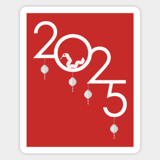 2025 Chinese New Year Origami Snake Magnet